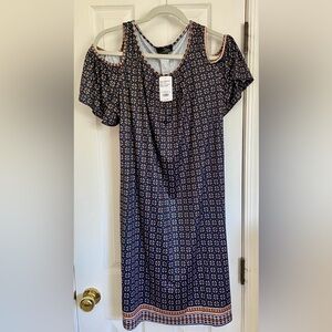 Beautiful print slip on dress